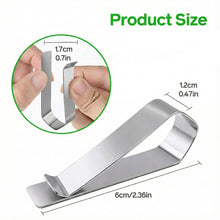 Load image into Gallery viewer, 6-Pack Premium Stainless Steel Clips with 3M Adhesive – DIY Car Sun Visor Mounting Kit for Photo Frames (Not Included), Strong Hold Accessory for Custom Displays, Versatile for Home &amp; Office &amp; Use
