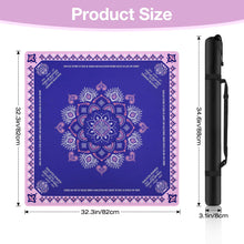 Load image into Gallery viewer, Ghouse 32.3''X32.3'' Mahjong Mat Non-Slip Noise Reduction Mahjong Mats Waterproof Mahjong Table Cloth Rubber Game Pad with 1 Carrying Bag for Mahjong,Poker,Card, Board, Dominoes(Purple)
