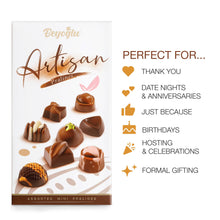 Load image into Gallery viewer, Beyoglu Artisan Assorted Chocolate Pralines with Gourmet Fillings, 8 Count, 2.82 Oz Box

