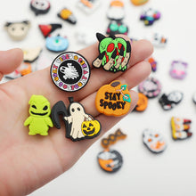 Load image into Gallery viewer, LIENATSER 50 Pcs Halloween Silicone Beads Bulk, Colorful Silicone Focal Beads for Pens Keychains Making DIY Gift Crafts Decoration Necklace Bracelet Jewelry, Rubber Spacer Loose Beads
