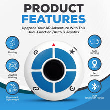 Load image into Gallery viewer, Megacom Flymon Auto Catcher &amp; GPS Joystick for iOS Only - Wireless Location Simulator &amp; Auto Spin/Catch Accessory - Bluetooth Navigation Controller for AR Games - White
