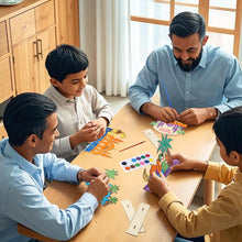 Load image into Gallery viewer, MUOUAKATE 6 Pcs Wooden Ramadan and Eid Crafts Kit, Paint Your Own Ramadan Activities for Boys Girls Ages 3-10 11 12, Ramadan Gifts for Ramadan Eid Party Supplies Class Home Table Decoration
