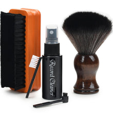 Load image into Gallery viewer, 6-in-1 Vinyl Record Cleaning Kit | Vinyl Record Cleaner Kit – Includes 2in1 Velvet Microfiber Brush, Soft Antistatic Nano Fiber Brush, Cleaning Liquid, Duster &amp; Stylus Brush, Storage Box, for Records
