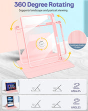 Load image into Gallery viewer, Uppuppy for iPad A16 Case for iPad 10th Generation Case 10.9 inch - 360 Degree Rotating Stand Folio Smart Cover with Pencil Holder for Women Girl, Christian Words for Apple Tablet 10th 2022/11th 2025
