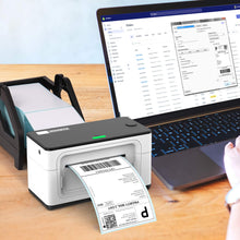 Load image into Gallery viewer, Thermal Direct Shipping Label (Pack of 500 4x6 Fan-Fold Labels)+Shipping Label Holder
