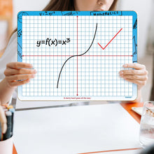 Load image into Gallery viewer, 9"x12" Small White Board with XY Axis,Portable Whiteboard for Students Practice Math,Grid Whiteboar,Double Sided Dry Erase Board for Classroom Teaching,Writable and Erasable White Boards (12 Pack)
