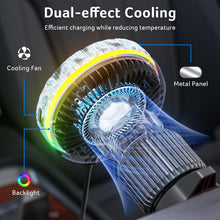 Load image into Gallery viewer, acer Qi2.2 25W for MagSafe Car Mount Charger, Wireless Car Charger with Cooling Fan &amp; Backlight, Vent Phone Mount with 45W Car Adapter, 360°Rotation Magnetic Phone Holder for iPhone 17/16/15/14/13
