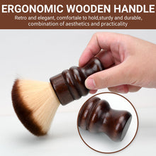 Load image into Gallery viewer, 2-in-1 Vinyl Record Cleaning Kit with Stylus Brush - Anti Static Soft Record Cleaning Kit for Albums Record Players - Retro Wooden Handle Record Brush - High Density Microfiber Bristles Vinyl Brush
