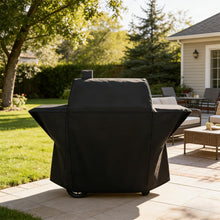 Load image into Gallery viewer, Stanbroil Grill Cover Fit Oklahoma Joe's Tahoma Auto-Feed Charcoal 900 Smoker, 600D Polyester Waterproof Outdoor Premium BBQ Grill Cover, Black
