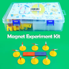 Load image into Gallery viewer, STEM Magnet Experiment Kit: Physics Electromagnetism Tools (Bar/Ring/Horseshoe Magnets, Compass, Electromagnet) - Fun Educational Birthday Gift for Students
