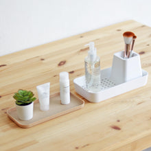Load image into Gallery viewer, M= MINIMALSCULPT = Boat Multi-Purpose Storage, Sink Caddy, Utensil Holder, Desk Organizer, Toothbrush Holder, Make up Holder (White)
