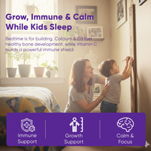 Load image into Gallery viewer, LILICARE Kids Sleep Gummies - Magnesium Glycinate for Kid, Melatonin Free Nighttime Gummies | with Vitamin C for Immune, Calcium &amp; D3 for Growth | GummieJel Liquid-Filled Melatonin Alternative, 60ct
