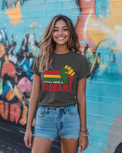 Load image into Gallery viewer, Martin Luther King Black History Month Shirts for Women and Men African American MLK I Have a Dream T-Shirt Tops Graphic Tee

