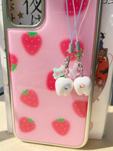 Load image into Gallery viewer, Mecchan 2PCS Cute Phone Charms Aesthetic Y2k Blue Pink Star Glitter Tooth Phone Straps Key Chains for Keys Bags Camera
