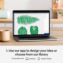 Load image into Gallery viewer, Cricut Maker 3 &amp; Digital Content Library Bundle - Includes 30 images in Design Space App - Smart Cutting Machine, 2X Faster &amp; 10X Cutting Force, Cuts 300+ Materials, Blue
