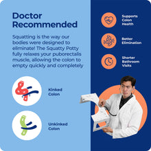 Load image into Gallery viewer, Squatty Potty Carrara Marble Toilet Stool, Gray, 7 Inch Height
