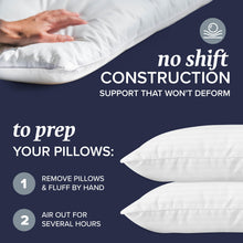Load image into Gallery viewer, Beckham Hotel Collection Bed Pillows Standard/Queen Size Set of 2 - Original Soft Down Alternative Pillow for Sleeping - Soft Support for Back, Stomach or Side Sleepers
