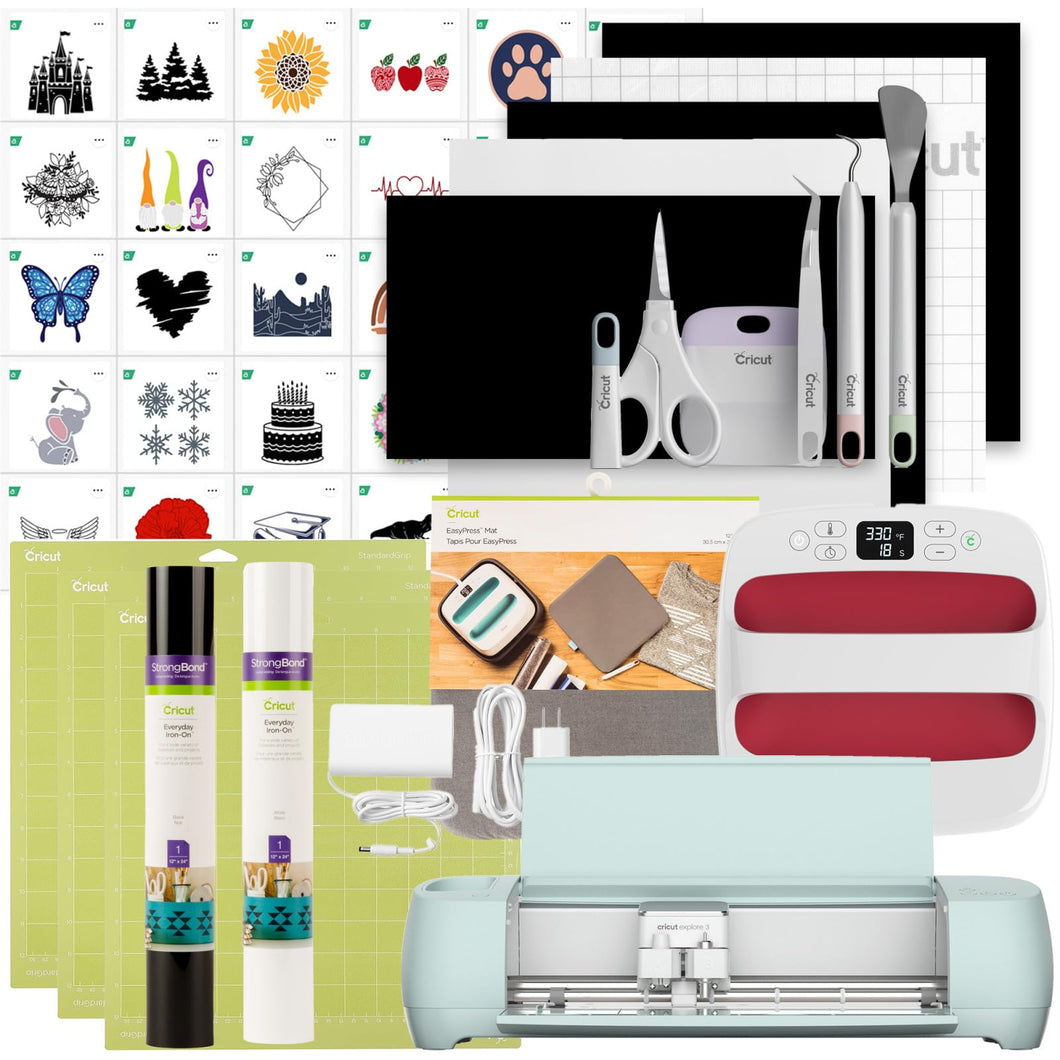 Cricut Explore 3 Smart Cutting Machine | Iron On Bundle