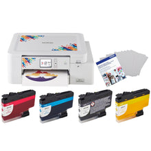 Load image into Gallery viewer, Brother Sublimation Printer, 4-Color Sublimation Ink Cartridges and 100 Sheets Sublimation Paper
