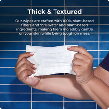 Load image into Gallery viewer, Squatty Potty Flushable Wipes - 3 Pack (150 Total Wipes) - 99% Water &amp; Plant-Based - Green Tea, Cucumber &amp; Aloe Spa Scent - pH Balanced - Septic Safe Adult Wet Wipes
