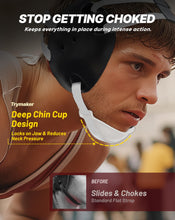 Load image into Gallery viewer, Trymaker Wrestling Headgear Chin Cup Strap Universal, Soft Secure Fit Wrestling Chin Strap for Adults Youth, Non-Slip
