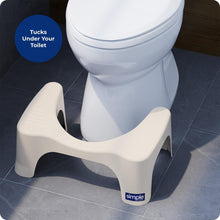 Load image into Gallery viewer, Squatty Potty Simple Bathroom Toilet Stool, Buttercream 7", Ergonomic Stool – Posture-Enhancing Bathroom Footrest for Improved Digestion &amp; Constipation Relief

