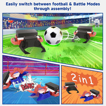 Load image into Gallery viewer, 2-in-1 Football &amp; Battle Robot Car Kit, ESP32 APP-Remote Control Battlebolt Car Fighting Robot Toy for Kids Wireless Gameplay Robotics STEM Science Kit Birthday Gift for Boys Girls Age 8+ (One Car)
