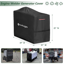 Load image into Gallery viewer, Engine-Driven Welder Cover for Champion Elite Series Welder,Engine Driven Welder Cover with Plush Linner,All Weather Protection,Black
