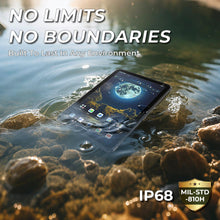 Load image into Gallery viewer, MUNBYN 11-inch Rugged Tablet ILT02, Android 14 UTV Tablet, 16GB+128GB with GPS, IP68 Weather Proof, 32MP+48MP Dual Camera, 4G LTE for Offroad UTV, Drone, 2Y Protection
