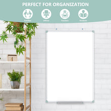 Load image into Gallery viewer, Lockways White Board Dry Erase Board 48 x 31 Inch, Magnetic Whiteboard, Aluminium Frame Whiteboard with Marker Tray for School, Office and Home
