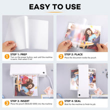 Load image into Gallery viewer, 300 Pack Laminating Sheets, 3 Mil, 9 x 11.5 Inches Thermal Laminating Pouches Lamination Sheet Paper for Laminator, Clear, Letter Size, Office and School Supplies

