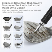 Load image into Gallery viewer, Third Generation Golf Club and Ball Cleaner Pouch with Attached Towel, Powerful Leak Resistance, Includes 1 Golf Club Groove Sharpener Tool and 2 Pack Golf Tee Holder, Premium Golf Club Cleaning Kit
