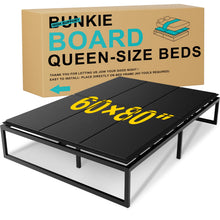 Load image into Gallery viewer, Queen Bunkie Board 10mm (60x80 inches) - Anti-Sag Mattress Support Board, Noise-Minimizing, Breathable &amp; Moisture Resistant - Universal Fit for Metal Bed Frame,Platform Beds &amp; Pull-Out Sleeper Sofa
