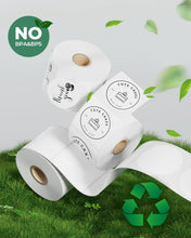 Load image into Gallery viewer, 2 Inch Circle Thermal Sticker Labels+2 Inch Brown Circle Thermal Sticker Labels
