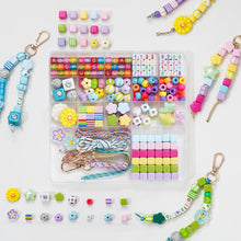Load image into Gallery viewer, Xylise Beaded Keychain Making kit 277pcs Acrylic Heart Star Flower Letter Alphabet Bag Charms Beads DIY Key Chain Charm Supplies Crafts Accessoriess Jewerly Making Kit for Women (277)
