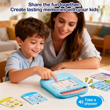 Load image into Gallery viewer, Interactive Learning Tablet for Kids, Educational Talking Toy with 30 Flash Cards for Alphabets, Phonics, Words, Music &amp; Quiz, Best Learning Toy for Ages 2-5, Birthday Gift for Boys&amp;Girls, Blue
