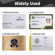 Load image into Gallery viewer, 600 Pack Blank PVC ID Cards 30 Mil White Plastic Card for Photo ID Badge Printers Personal Use Direct Printing Compatible for Customized Designs
