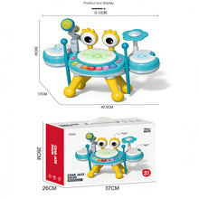 Load image into Gallery viewer, Meideh Kids Drum Set for Toddlers 1-3, Baby Drum Set Musical Toys with Light Up Microphone &amp; 2 Sticks, Musical Instruments Montessori Learning Toys for 1 Year Old, Birthday Gift for Boys Girls
