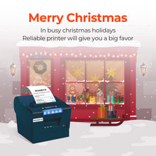 Load image into Gallery viewer, MUNBYN Receipt Printer P068, 3 1/8" 80mm Direct Thermal Printer, POS Printer with Auto Cutter - Thermal Receipt Printer with USB Serial Ethernet Windows Driver ESC/POS Support Cash Drawer
