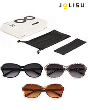 Load image into Gallery viewer, JOLISU 3 Pack Bifocal Reading Sunglasses for Women,2 in 1 Sun Readers with Spring Hinge &amp; UV400 Protection (2.00)
