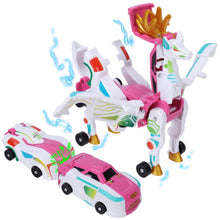Load image into Gallery viewer, SOYUOI 2-in-1 Mars Deer Transformation Car Toy -Magnetic Collision Robot &amp; Dinosaur Deformation Toy for Kids | Exciting Gift for Boys and Girls | Perfect for Birthdays and Christmas (Pink)
