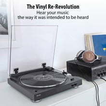 Load image into Gallery viewer, Denon DP-29F Fully Automatic Record Player, Analog Turntable with Built-in RIAA Phono Equalizer, Unique Automated Tonearm Design, Manual Lifter Mechanism, Rigid Diecast Aluminum for Stability
