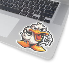 Load image into Gallery viewer, Funny Angry Stubborn Duck Vinyl Stickers, Laptop, Journal, Whimsical, Humor #4
