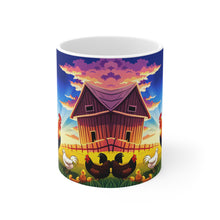 Load image into Gallery viewer, Rise and Shine #39 Ceramic 11oz AI Decorative Coffee Mug
