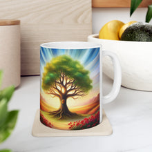 Load image into Gallery viewer, The Family Tree Foundation for Joy #3 11oz mug AI-Generated Artwork
