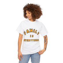 Load image into Gallery viewer, Muse Wearable Yellow Family Is Everything Unisex Cotton Crewneck T-Shirt
