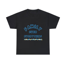 Load image into Gallery viewer, Muse Wearable Blue Border Family Over Everything Unisex Cotton Crewneck T-Shirt
