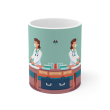 Load image into Gallery viewer, Professional Worker Doctor and Nurse #4 Ceramic 11oz Mug AI-Generated Artwork
