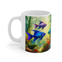 Load image into Gallery viewer, A Menagerie of a colorful Sea-life #4 Mug 11oz mug AI-Generated Artwork
