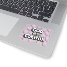 Load image into Gallery viewer, Empower yourself God is In Control Vinyl Stickers, Laptop, Diary, Journal #3
